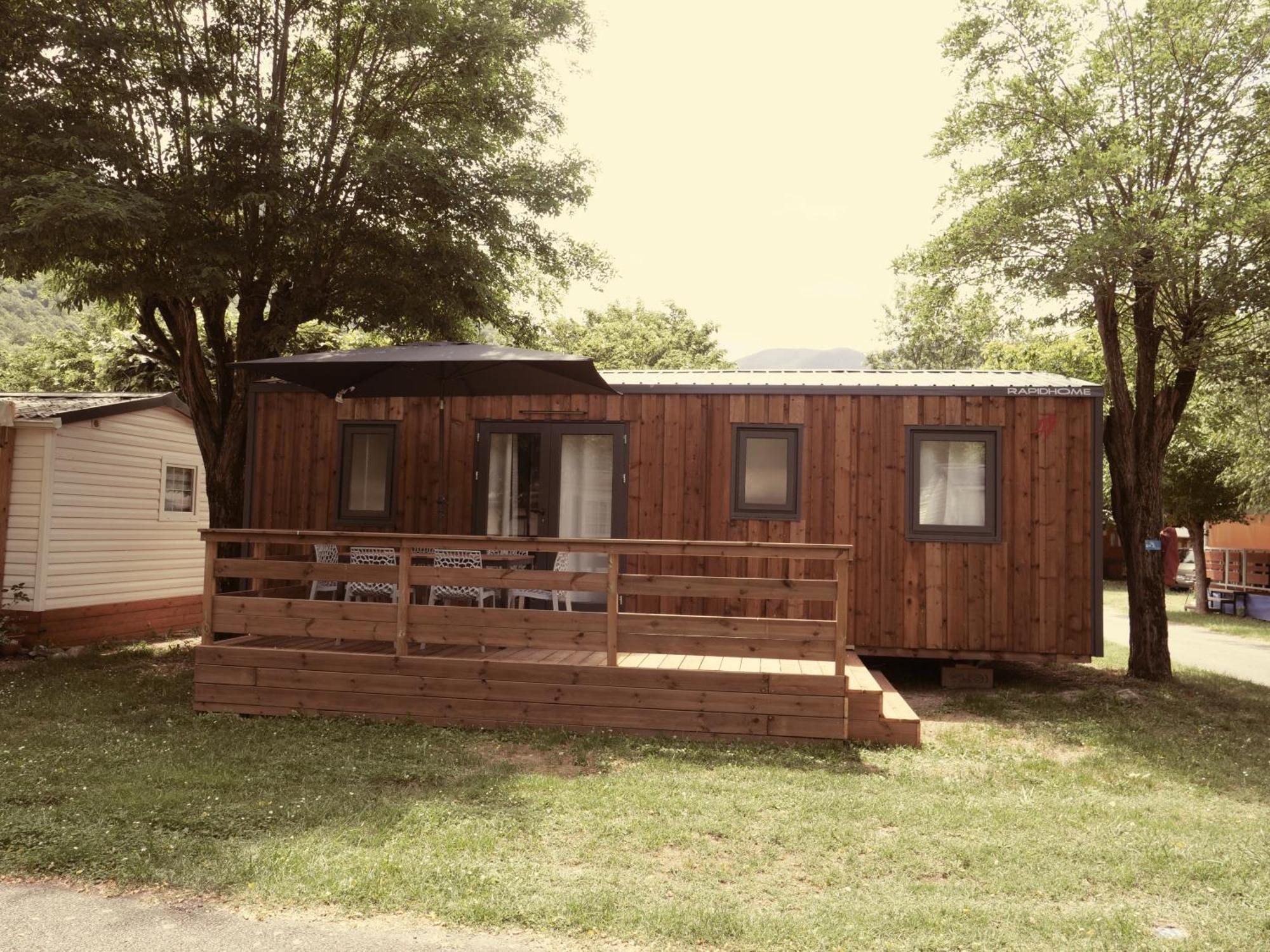 Camping Pays De Beille Les Cabannes  Exterior foto
